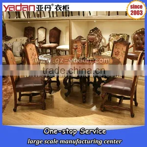 Wooden Dining Set Dining Table and Chair thumbnail-5