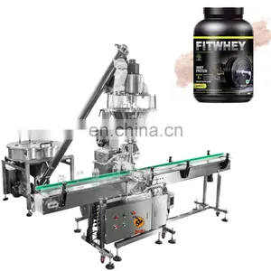 Full Automatic Mini Baby Talcum Powder Bottle Filling Capping Machine thumbnail-1