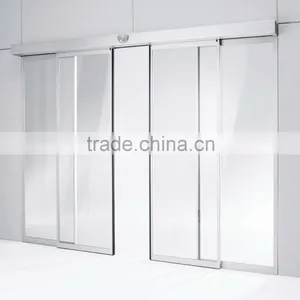 Double Open Aluminum Telescopic Automatic Sliding Doors Manufacturers thumbnail-1