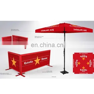Portable Wind Breaker Advertising Barrier Crowd Control Stand thumbnail-1