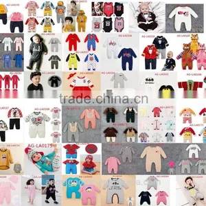 Wholesale Organic Cotton Bulk Infant Custom Printing One Piece Rompers Jumpsuit AG-LA List-5 thumbnail-1