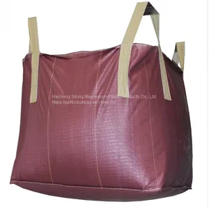 Professional Tools Trade Assurance Pp Jumbo Fibc 1Ton Bag For Sand Container Fibc Ton White Jumbo Pp Ton Bag thumbnail-1