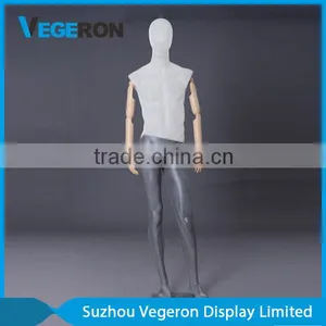 Flexible Male Mannequin With Wood Arms thumbnail-4