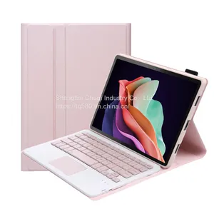 11.5-inch 2023 Magnetic Touch Backlight Leather Case for Lenovo Bluetooth Keyboard Xiaoxin Pad Plus Case thumbnail-1