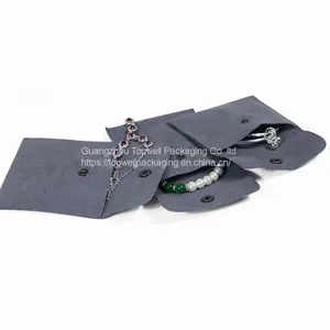 Personalized 100pcs Jewelry Velvet Pouches Bags For Earings Rings Neckalce Jewelry Packaging thumbnail-3