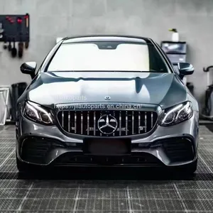 Mercedes-Benz W213 Modified Front Bar Center Net Rear Lip Tail Throat thumbnail-1