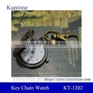 Key Watch With Holder Retro Bronzed Metal Suit Modern Pocket Watch thumbnail-1