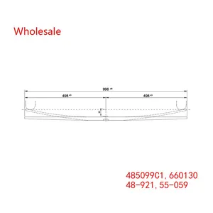 485099C1, 660130, 48-921, 55-059 Rear Axle Wheel Parabolic Spring Arm of Heavy Duty Vehicle Wholesale For Navistar thumbnail-1