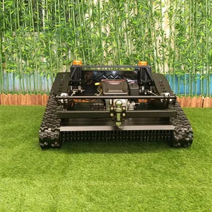 Remote Controlled Lawn Mower, China Robotic Slope Mower Price, Wireless Remote Control Lawn Mower for Sale thumbnail-5