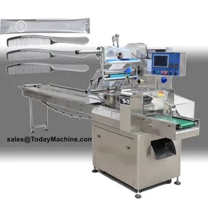 Customization Pillow Flow Packing Protein Energy Bar Biscuit Chocolate Bar Wrapping Machine thumbnail-3