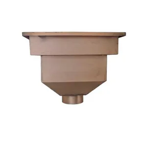 Copper Gutter Conductor Head Leader Head thumbnail-1