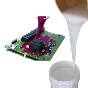Rtv2 Silicone Rubber AB Gel Silicone Gel Quake Proof Vibration Electronic Components Sealing Glue PCB thumbnail-5
