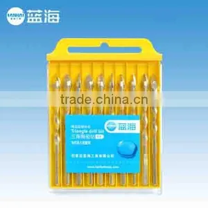 Twist Helically Corrugated Triangular Drill Bit Ceramic Tools for Ceramic Tile Marble thumbnail-2