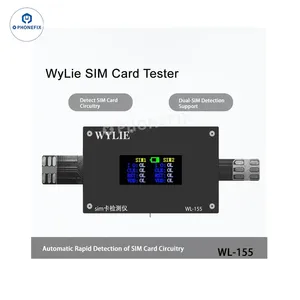 WYLIE WL-155 SIM Card Tester for IPhone 14-17 Pro Max & Android thumbnail-1