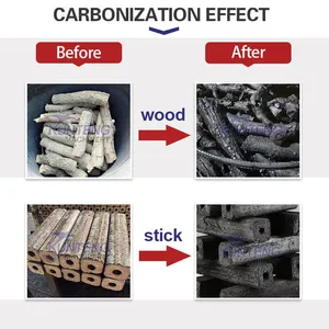 Rice Husk Carbonized Charcoal Stove Charcoal Making Machine EPC thumbnail-4