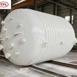 Horizontal PTFE Lined Storage Tank Chemical Buffer Tank thumbnail-2