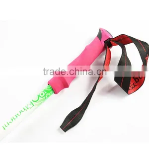 EVA Handle Three Sections Retractable External Lock Aluminum 7075 Trekking Pole Walking Stick Supplier's Choice thumbnail-2