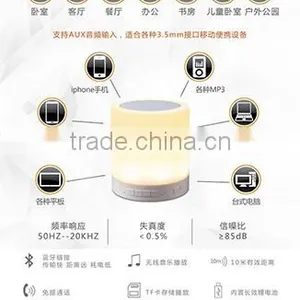 ABS TF Card Bluetooth Speaker With Blinking LED Light thumbnail-4