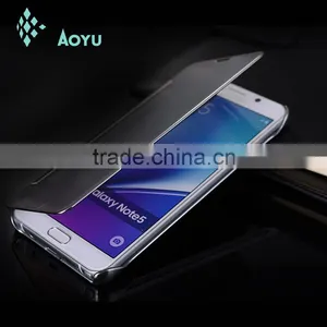 2016 New Arrive Flip Mirror Phone Case for Samsung Note 5 thumbnail-4