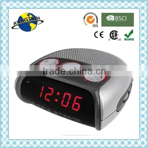Deluxe Design PLL Dual Alarms Light Rim Clock Radio thumbnail-1