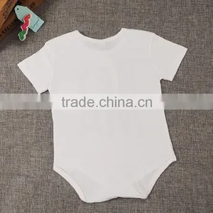 High Quality 100% Cotton Cute Baby Bodysuit White Baby Romper Toddlers Romper Suit thumbnail-6
