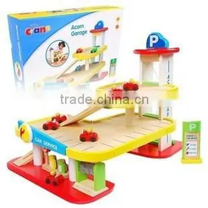 2015 Hot Sale Kids Wooden Parking Garage Toy for Sale thumbnail-1