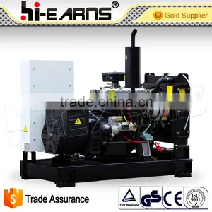 15KVA 1500rpm Water Cooled Portable Open Diesel Generator Set for Sale thumbnail-3