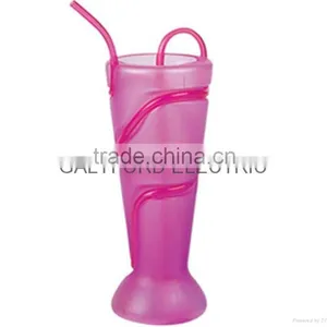 Plastic Straw Cup - 400ml thumbnail-1