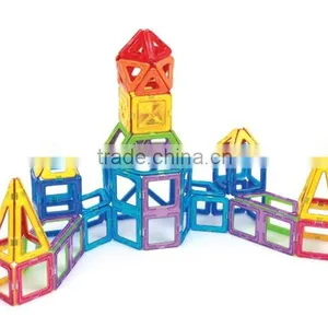 New MagKiss-Magformers Set Magnetic Building Toy Triangules Rainbow Family Fun Game Kids thumbnail-4