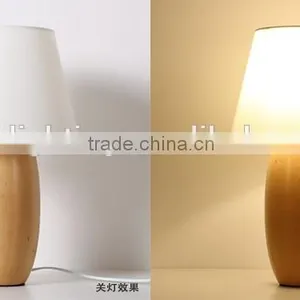 Modern Reading Wooden Table Lamp/desk Lamp for Hotel LED Wood Table Lamp LED Wood Table Light JK-879-17 thumbnail-1