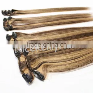 Wholesale High Quality Inch Clip-in Human Hair Extensions 100% Human Hair Best Selling thumbnail-5