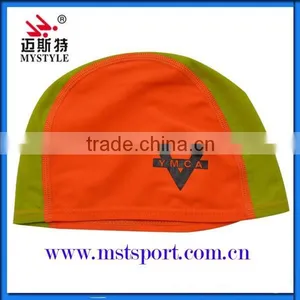 Promotional Cheap Polyester Unisex Swimming Caps thumbnail-2