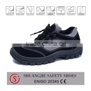 Steel Toe Cap Work Shoes Suede Leather Safety Shoes 9802 thumbnail-1