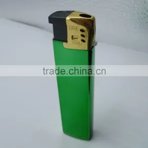 Solid Color Plating Gold Safety Cap Cigarette Lighter thumbnail-4