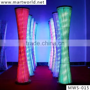 2016 Wedding Decoration LED Light Metal Wedding Pillar,wedding Walk Way Stand ,wedding Columns for Wedding Decoration(MWS-015) thumbnail-2