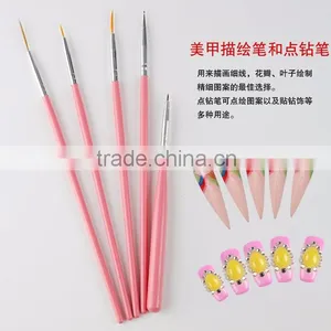 Nail Brush 15 Pcs for Acrylic Dotting Pen Nail Art Pen thumbnail-5
