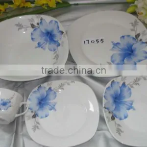 Hot Sell Ceramic Round Dinner Set With Balloon Decal for Wholesale thumbnail-5