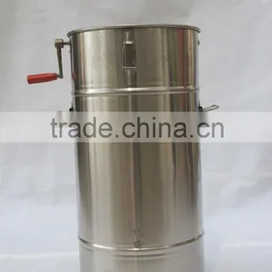 2 Frame Manual Honey Extractor Stainless Steel Honey Extractor thumbnail-1