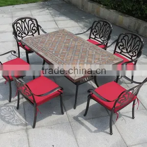Outdoor Garden Patio Metal Marble Stone Provence Furniture thumbnail-1