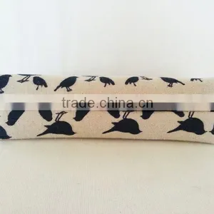Personalized Birds Design Jute Cosmetic Bags thumbnail-4