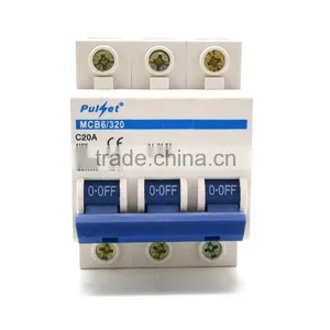 6-63A 3 Pole 6Ka Mcb Electrical Mcb thumbnail-2