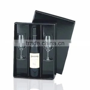 China Black Single Paper Wine Box Packaging for Gift Design thumbnail-1