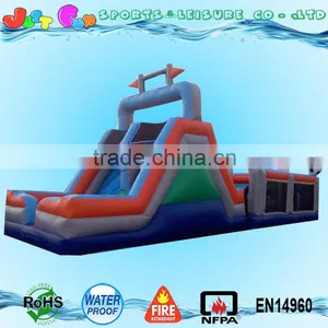 Sports Theme Obstacle Course Race Game With Double Lane Slides Supplier's Choice thumbnail-1