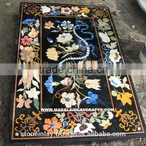 Marble Inlay Dining Table Top, Marble Dining Table, Inlay Dining Tables, Marble Table Top, Inlay Marble Table Top thumbnail-1