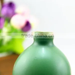 Handmade Antique Turquoise Ceramic Flower Vase HY0557 thumbnail-6