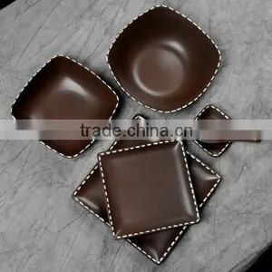 Salad Bowl Of Salad Bowl Noodle Soup Bowl The Brown Ceramic Tableware HY1671401 thumbnail-1