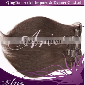 2016 Fast Selling Cheap Products Grade 5A 26 Inch Human Hair Remy Clip In Hair Extensions For thumbnail-2