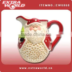 Christmas Ceramic Santa Milk Jug thumbnail-1