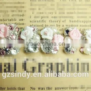 500pcs Ceramic Flower! Nail Art Ceramic Flower 5MM! ZX:TC809 Quality Choice thumbnail-3