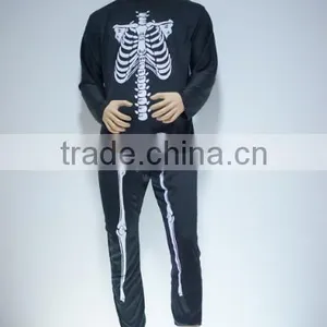 China Wholesaler Dropshipping Skeleton Adult Man Cosplay Skull Costume thumbnail-3